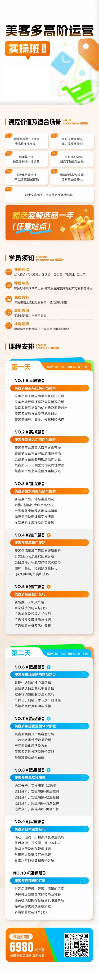 拉美羊| 美客多高阶运营实操班 -全链路落地教学
