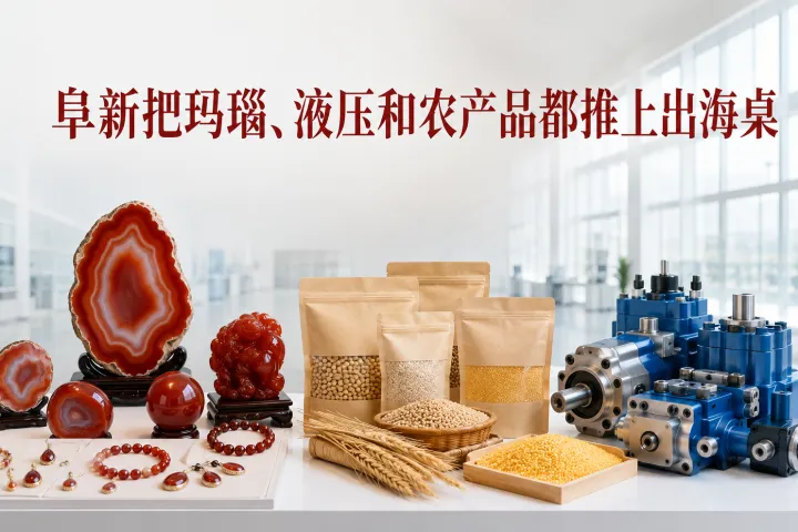 <em>阜新</em>把玛瑙、液压和农产品都推上出海桌