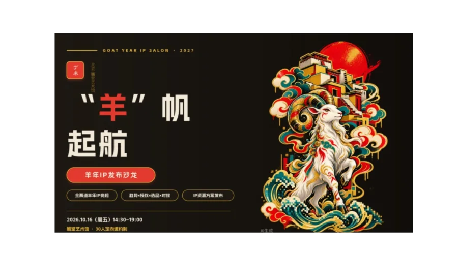 “羊”帆起航——2027羊年IP推荐报告发布沙龙