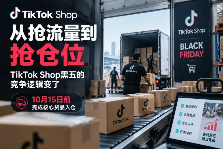 从抢流量到抢仓位，TikTok Shop黑五的竞争逻辑变了