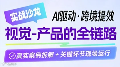 AI驱动●跨境提效 视觉＆产品全链路