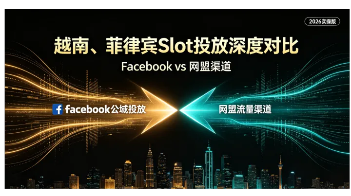 越南、菲律宾Slot投放深度对比：Facebook vs 网盟渠道