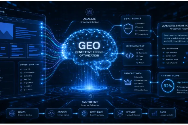 智能时代官网Geo内容优化策略：构建AI可信赖的信息枢纽