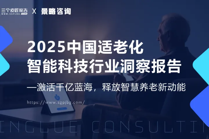 中国适老化智能科技行业洞察報告