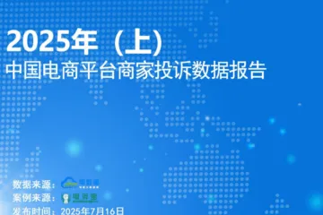 网经社：2025年上中国电商平台商家投诉数据报告