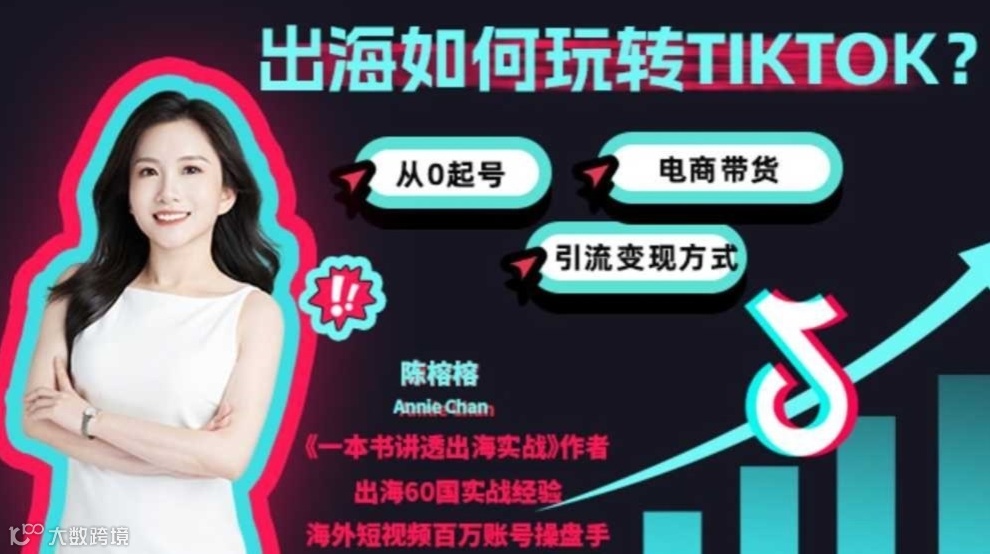 出海如何玩转TikTok？出海60国营销实战专家陈榕榕在线直播分享