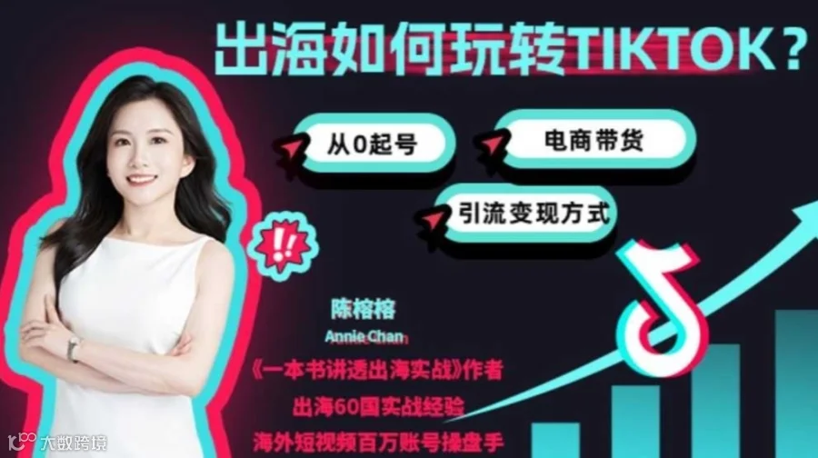 出海如何玩转TikTok？出海60国营销实战专家陈榕榕在线直播分享