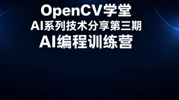 AI编程训练营