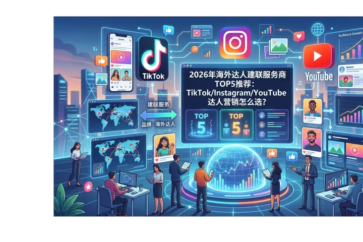 TikTok/YouTube营销必看：2026海外达人建联服务商TOP5白皮书