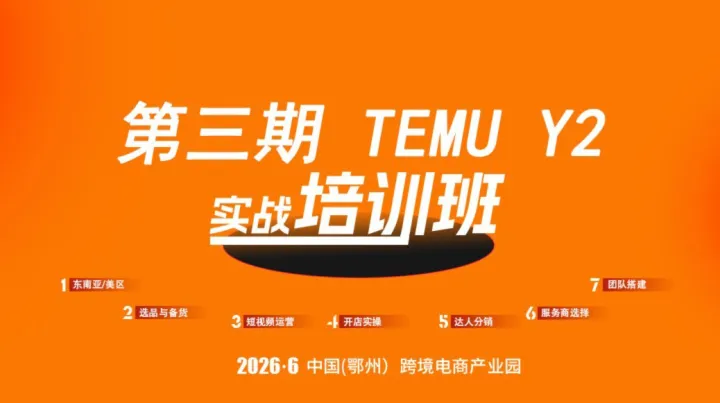 报名入口 |第三期Temu Y2实战培训班