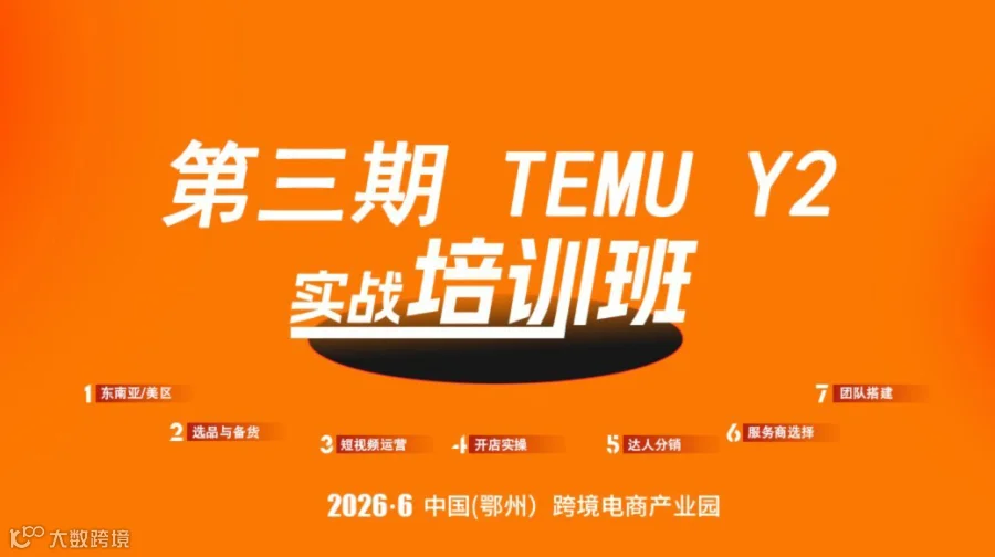 报名入口 |第三期Temu Y2实战培训班