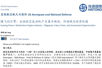 美国航空航天与国防行业：腾飞的引擎全球航空发动机产业寡头格局、价值链与投资机遇-250603（26页）