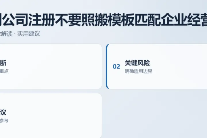 意大利公司注册不要照搬模板匹配企业经营