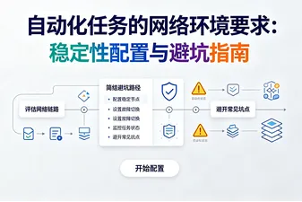自动化任务的网络环境要求：稳定性配置与避坑指南