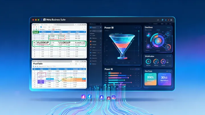 社媒运营如何分析数据？用Excel+BI工具实现低成本数据看板搭建