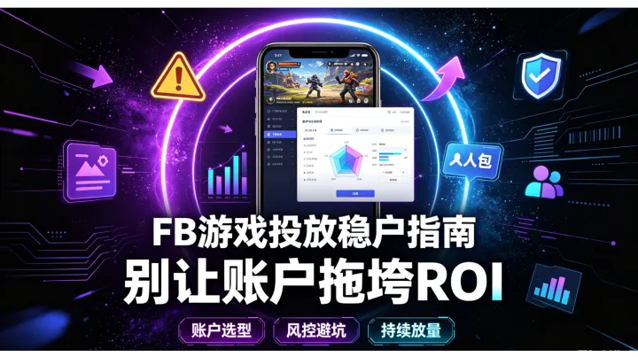 2026 Facebook游戏投放，哪种账户最稳？投手实测避坑全攻略