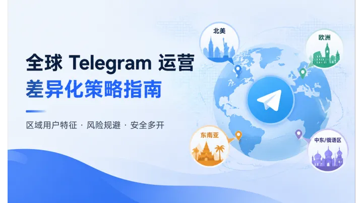 Telegram 全球私域运营：不同区域用户差异与避坑指南
