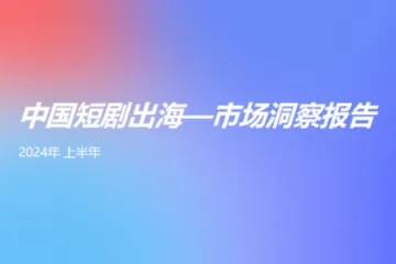 点点数据：2024年上半年中国短剧出海市场洞察报告