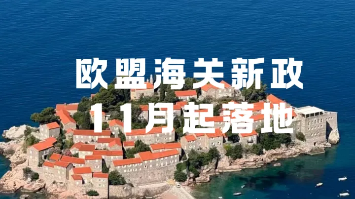 2026年11月起收费！欧盟海关新规来了