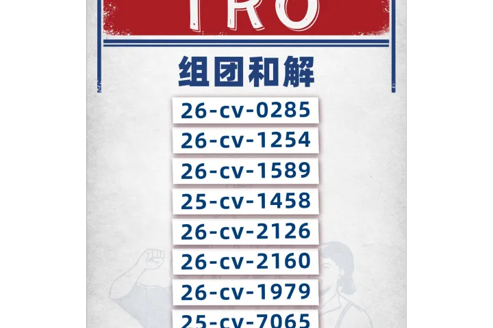 tro侵权和解，GBC Keith组团和解中