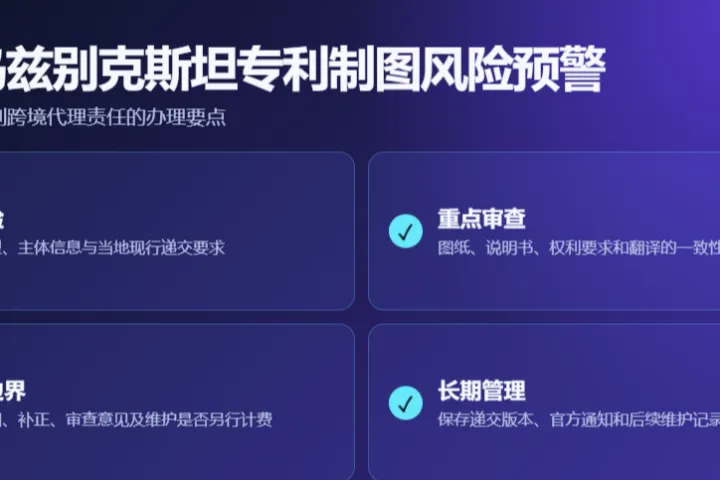 出海南亚乌兹别克斯坦专利制图风险预警