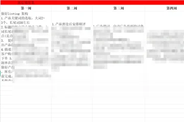 产品推广计划表