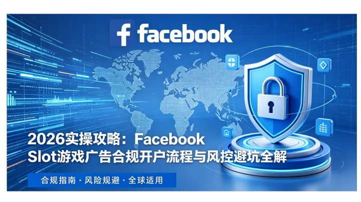 Facebook Slot游戏广告合规开户流程与风控避坑全解