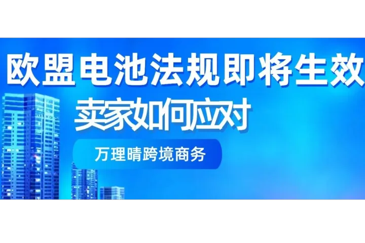 紧急提醒！欧盟电池法规生效在即，跨境卖家务必速看