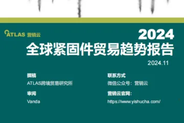 ATLAS营销云：2024全球紧固件贸易趋势报告