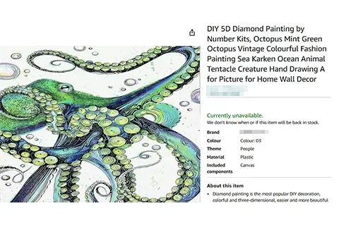 24-cv-11628，绚丽多彩的章鱼小心版权TRO风险哦！Keith已立案维权