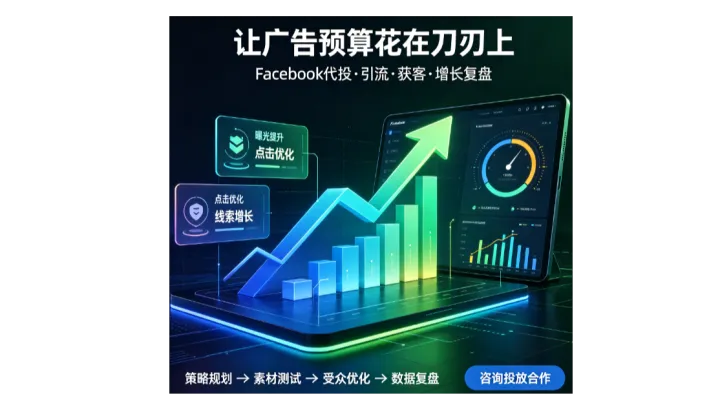 Facebook广告投放：FB广告代理投放出海营销推广新征程