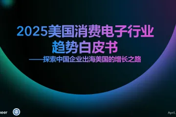 2025美国消费电子行业趋势白皮书探索中国企业出海美国的增长之路