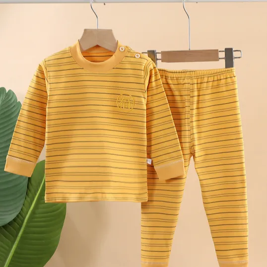 2023秋季新款儿童徳绒秋衣秋裤宝宝保暖家居服男童女童内衣套装