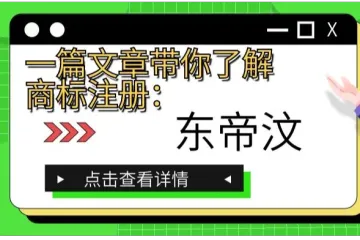 一篇文章带你了解商标注册：东帝汶