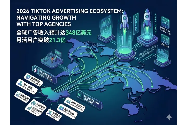 深度解析2026年TikTok广告代理商：飞书逸途如何用AI解决素材焦虑？