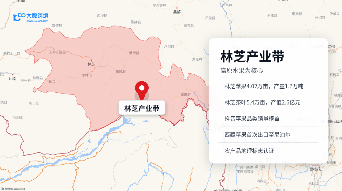 林芝产业带