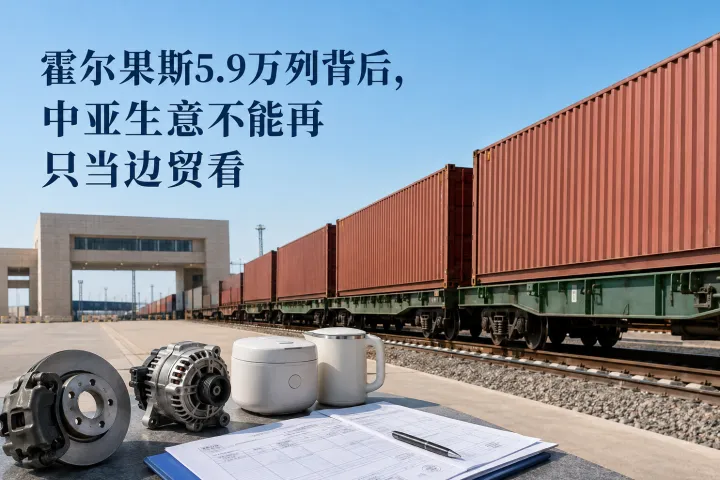 霍尔果斯5.9万列背后，中亚生意不能再只当边贸看