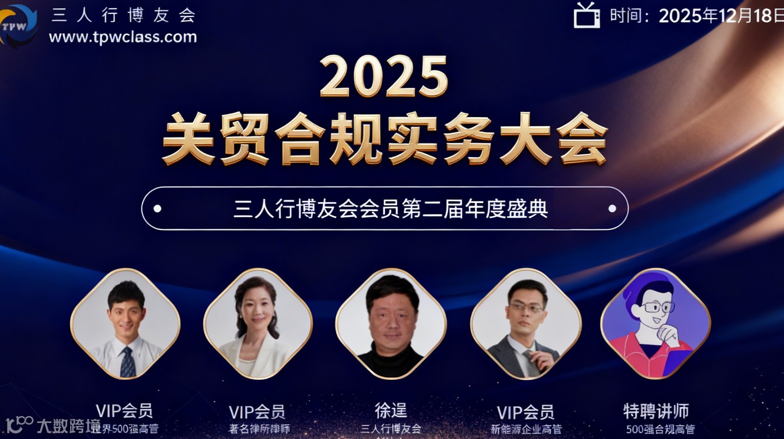 2025年12月【免费】外贸格局巨变下的实战应对(暨三人行博友会2025年度盛典)