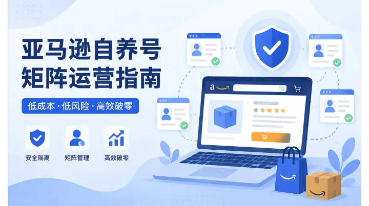 亚马逊新品冷启动难题破解：安全自养号搭建运营