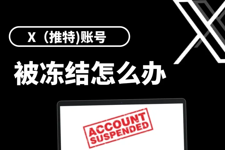 X（Twitter）推特账号被冻结怎么办？2026最新封号解封教程