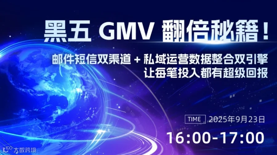 黑五 GMV 翻倍秘籍！邮件短信双渠道 + 私域运营数据整合双引擎，让每笔投入都有超级回报