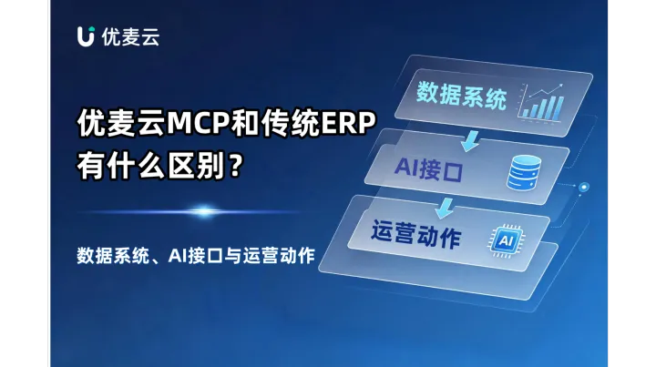 优麦云MCP和传统ERP有什么区别？数据系统、AI接口与运营动作