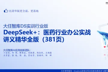 大任智库：2025年DeepSeek医药行业办公实战讲义精华全版