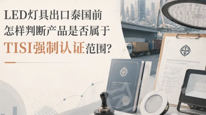 LED灯具出口泰国前，怎样判断产品是否属于TISI强制认证范围？