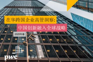 普华永道2025在华跨国企业高管洞察中国创新融入全球战略调研报告31页