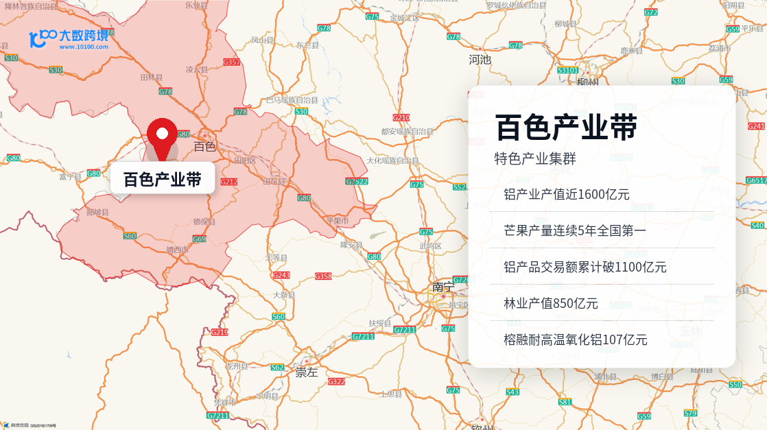 百色产业带
