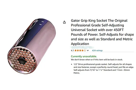 24-cv-12869，Gator Grip万能扳手商标匿名维权，即将TRO冻结