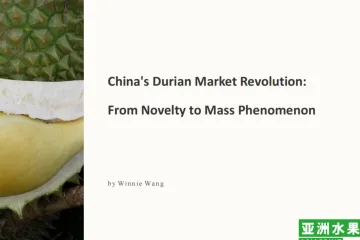 中国榴莲市场革命从新奇到大众现象