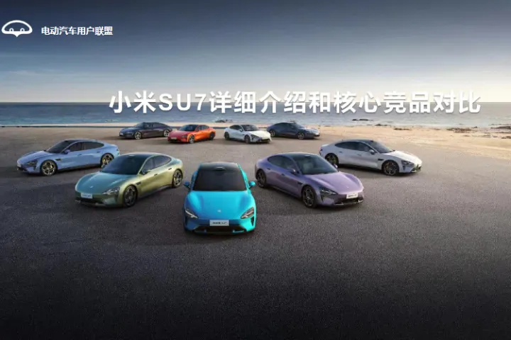 电动汽车用户联盟2024小米SU7详细介绍和核心竞品对比报告36页