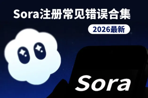 Sora注册常见错误：为什么你总是卡在注册这一步？